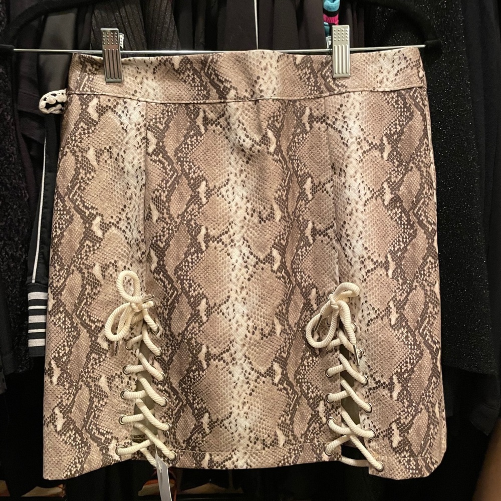 NWT Snakeprint Skirt